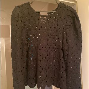 Beautiful black lace blouse